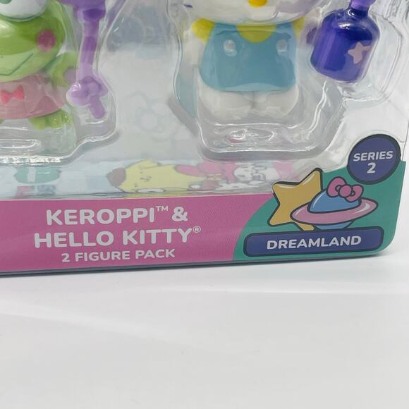 Hello Kitty And Friends Keroppi & Hello Kitty Dreamland Vinyl Figures 2-Pk - Picture 5 of 5
